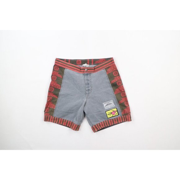 Vintage Shorts Vintage 9s Hot Tuna Mens 30 Faded Spell Out Surfing